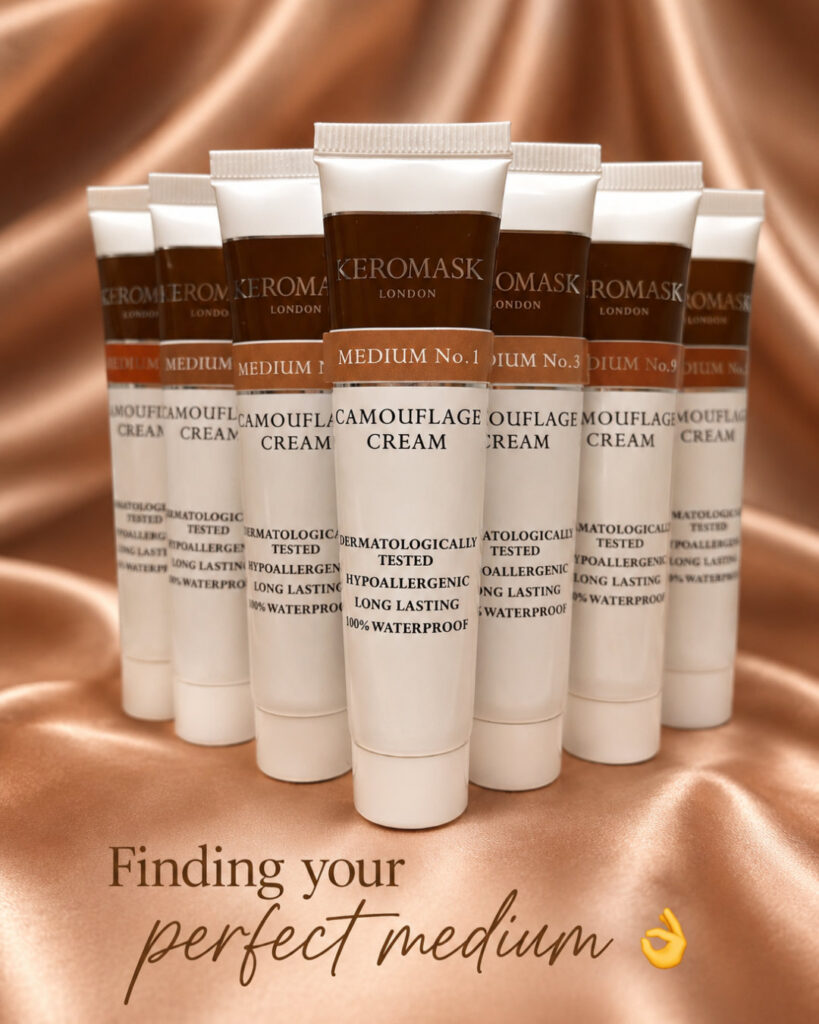 Vind jouw perfecte Keromask medium tint. 🤎 De Keromask Camouflage Cream is